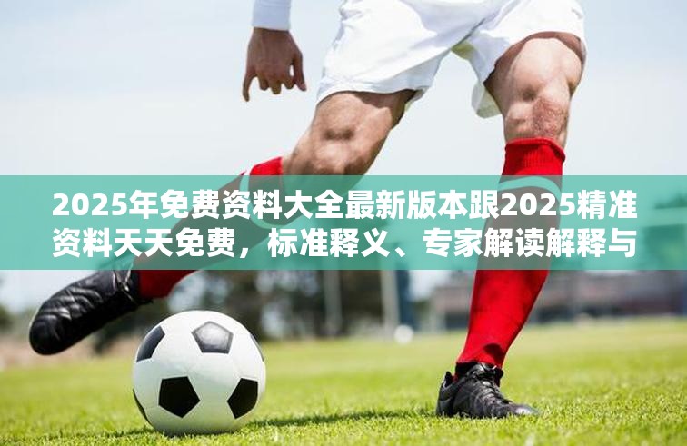 2025年免费资料大全最新版本跟2025精准资料天天免费，标准释义、专家解读解释与落实?留心虚假的虚架势